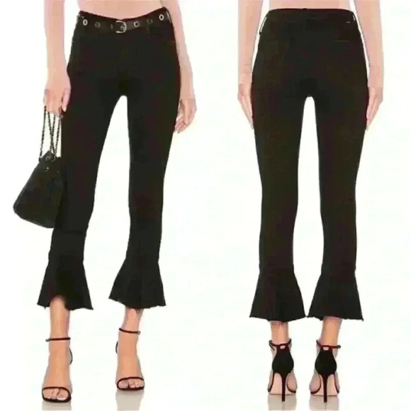 MOTHER Cha Cha Fray Cropped High Rise in Not Guilty Size 25 - Picture 1 of 13